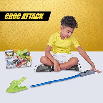 Amazon.com : ZURU Metal Machines - Playset - Crocodile (6718